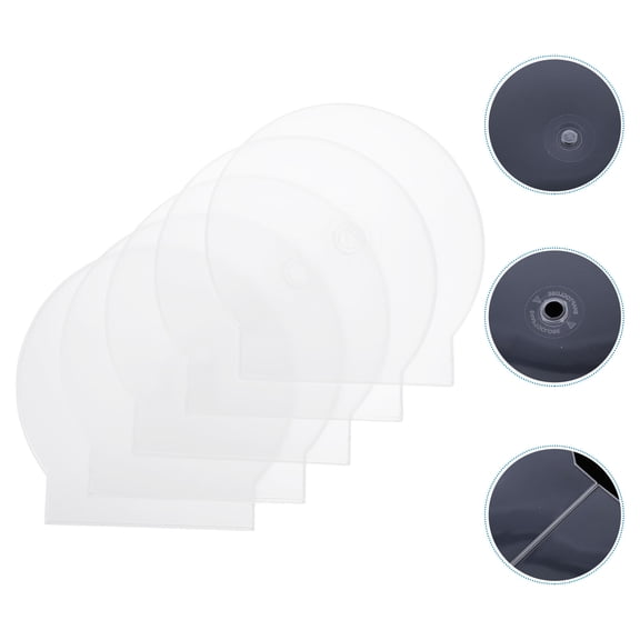 MERRYHAPY 20pcs CD Storage Boxes With Lids Transparent For Disc Protection General Users