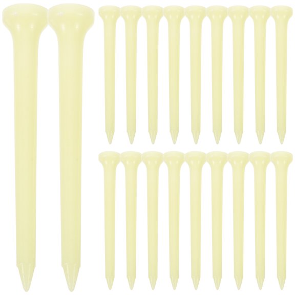 MERRYHAPY Glow in the Dark Golf Tees 20 Pack Small Plastic Tees for Men Night Practice and Training