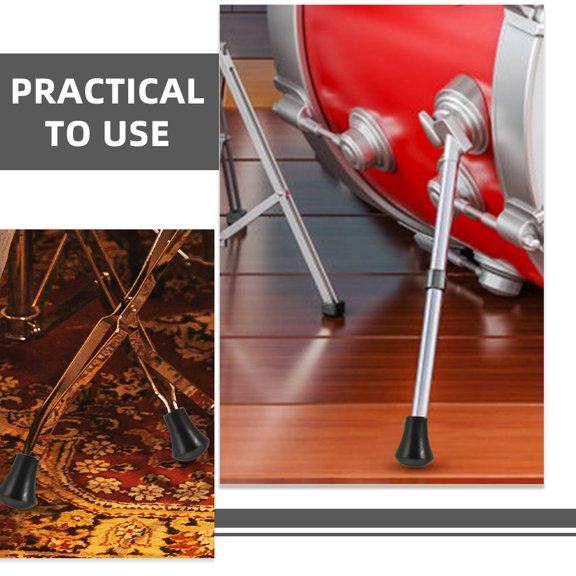 MERRYHAPY Bass Drum Rubber Feet Protectors 20pcs Anti- Pads Drum Hardware Accessories Set