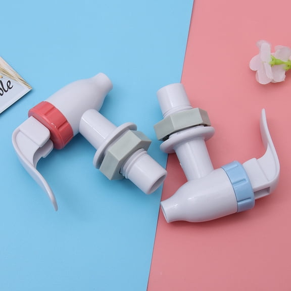 MERRYHAPY 2Pcs Plastic Water Dispenser Faucet Tap with Solid Construction for Home Water Control