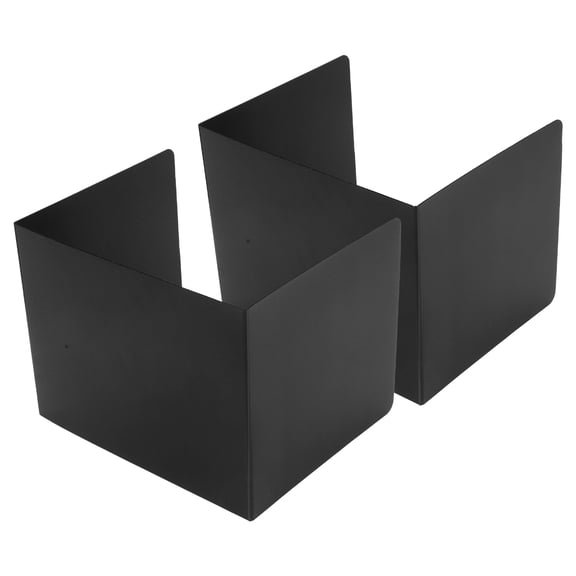 MERRYHAPY 2Pcs Black Plastic Privacy Divider Panels for Student Desks with Tool Free Installation and Isolation