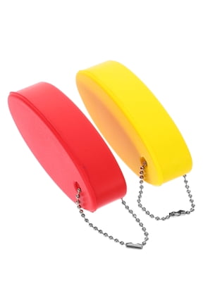 2Pcs Floating Keychain Boat Keyring Float for Men Women 3.5x1.6x0.8in
