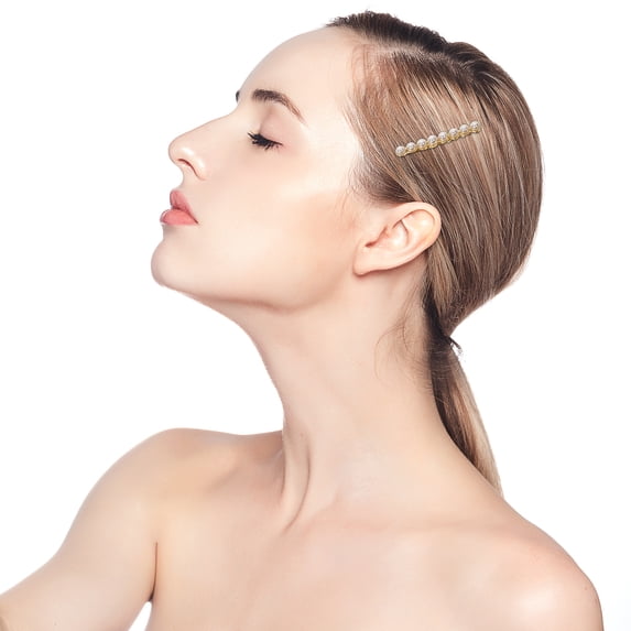 MERRYHAPY 2-Pack Golden Rhinestone Hair Combs Alloy Hair Accessories for Women and Girls