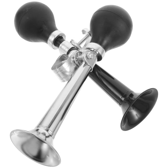 MERRYHAPY Air Horn Set, 2-Pack Assorted Colors, Loud Safety Horns for Bikes and Outdoor Riding Accessories