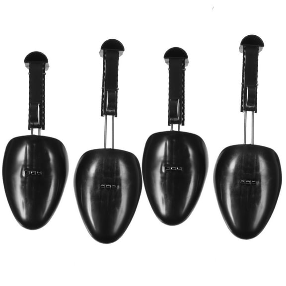 MERRYHAPY Shoe Shaper Sneaker 2 Pieces Plastic Shoe Trees Coffee Color Crease Prevention