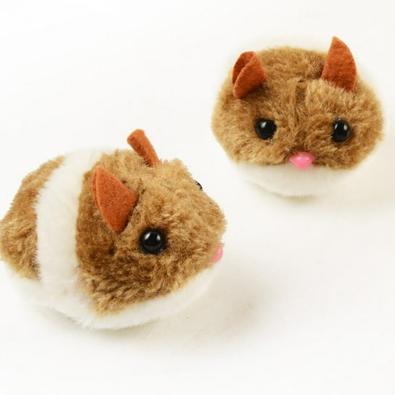 MERRYHAPY 2-Pack Interactive Plush Cat Toys Assorted Colors for Indoor Fun and Playtime Entertainment