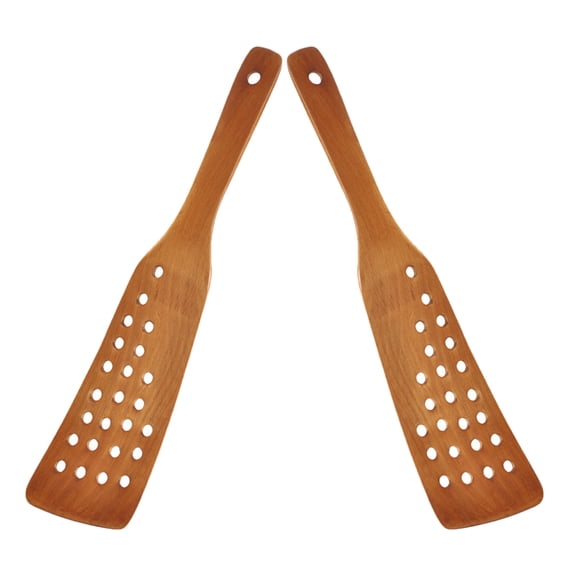 MERRYHAPY 2Pcs Wooden Kitchen ula Lightweight Cooking Tool with Hanging Hole