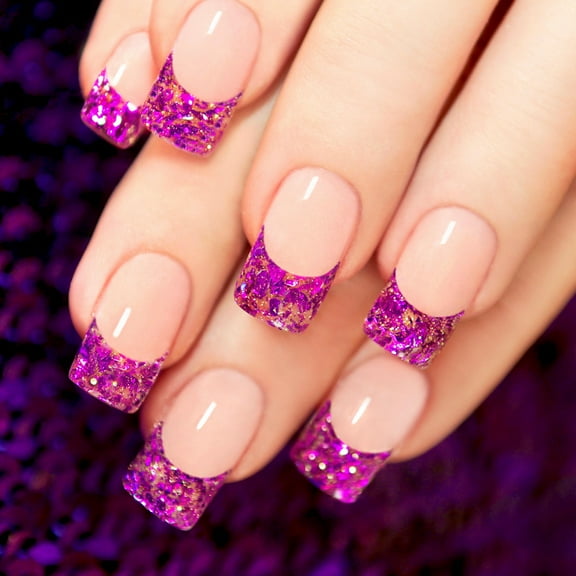 MERRYHAPY 2 Sets Metallic Foil Flakes for Nail Art and Crafts, Assorted Color Flakes for Decoration