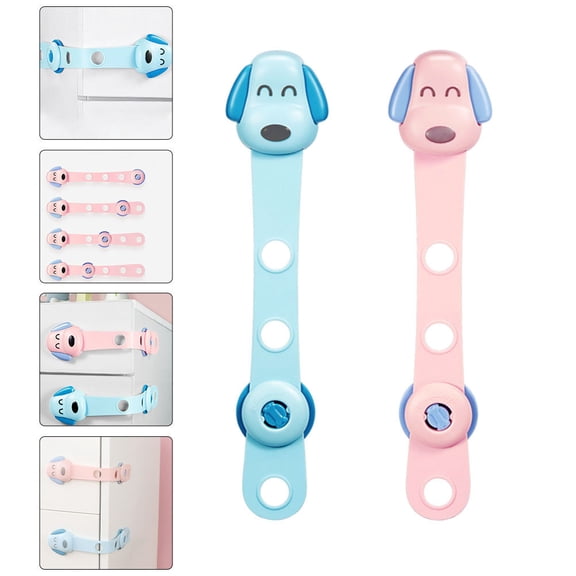 MERRYHAPY 2-Pack Child Safety Drawer and Cabinet Locks, Easy to Install, for Kids