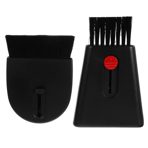 MERRYHAPY Electronics Cleaning Set 2 Pieces Black PP for Phone and Computer Screens, Dust and Smudge Remover