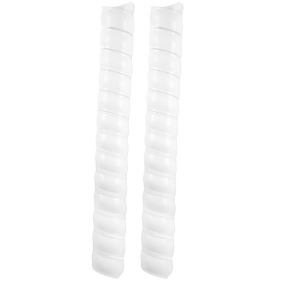 MERRYHAPY White Spiral Tree Guards for Trunk and Stability, 2 Pieces Garden Tree Wraps