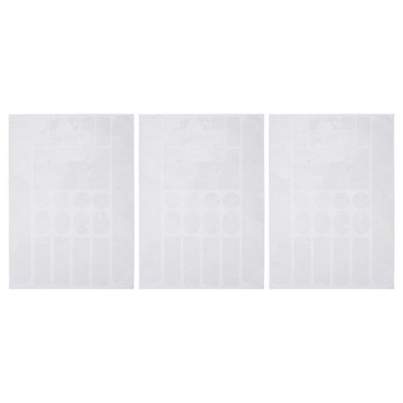 MERRYHAPY Bike Frame Stickers 3-Pack White PVC Protective Film for Cycling Accessories