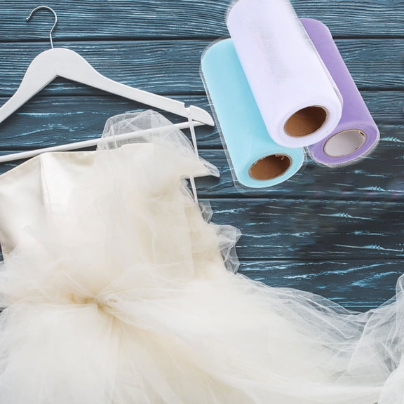 MERRYHAPY Tulle Fabric Roll for Hair Bows Wrapping, Wrapping, Party Decorations, and Table Decor
