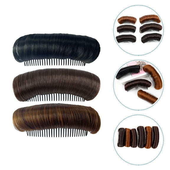 MERRYHAPY 3-Pack Hair Volume Bump Clips in Assorted Colors, Easy Hair Padding Tools for Effortless Stylish Hair Styling