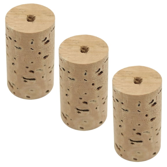 MERRYHAPY 3Pcs Open Hole Flute Plugs Khaki for Flute Maintenance Supplies for Players