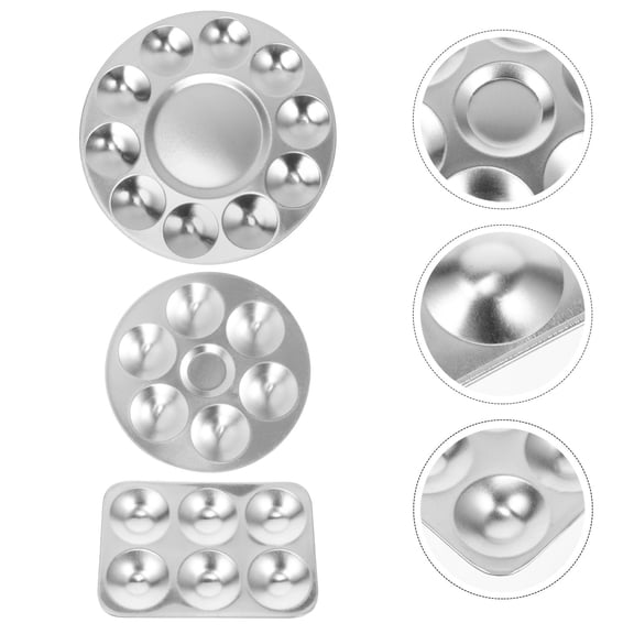 MERRYHAPY Aluminum Pallets Painting re Painters Tray Reusable 3Pcs