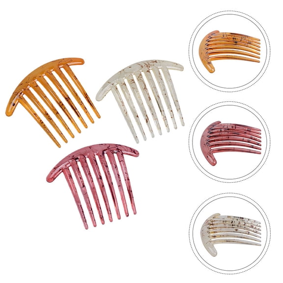 MERRYHAPY 3-Piece Resin Wide Tooth Hair Combs for Easy Detangling and Hair Separation