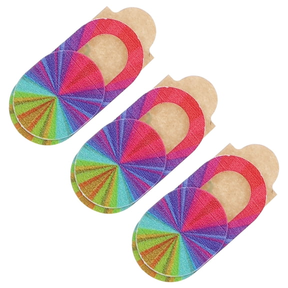 MERRYHAPY Camera Privacy Covers, Assorted Colors, Easy to Use, 3 Pieces, Webcam Lens Protectors for Laptop, PC, Tablet