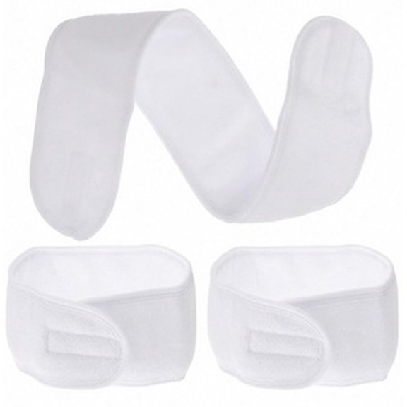 MERRYHAPY Running Hair Accessories White Polyester Spandex Yoga Headbands