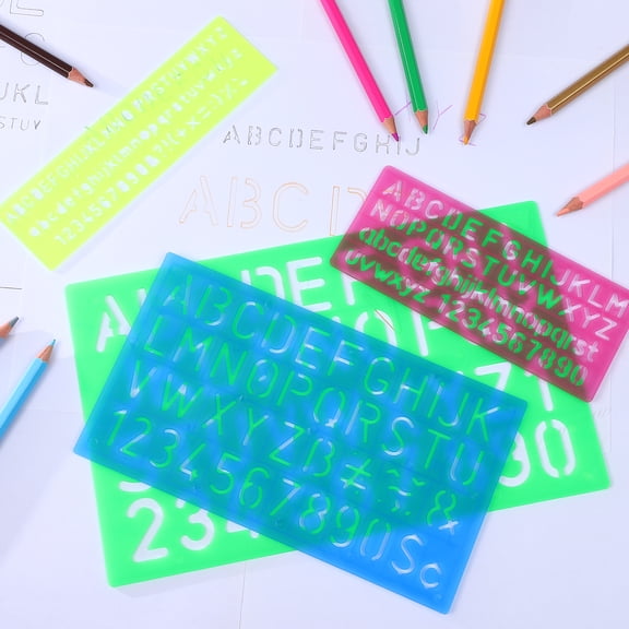 MERRYHAPY Compact Spray Stencils 4 Pcs Assorted Colors Craft Supplies for Women and Girls