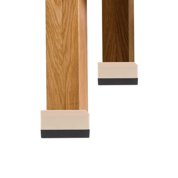 MERRYHAPY 4pcs Height Adjustment Furniture Lifters Heavy Duty Beige
