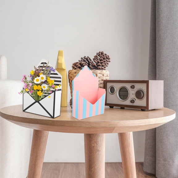 MERRYHAPY 4Pcs Flower Packaging Box Set Folding Lightweight Envelop Paper Cases for Storage