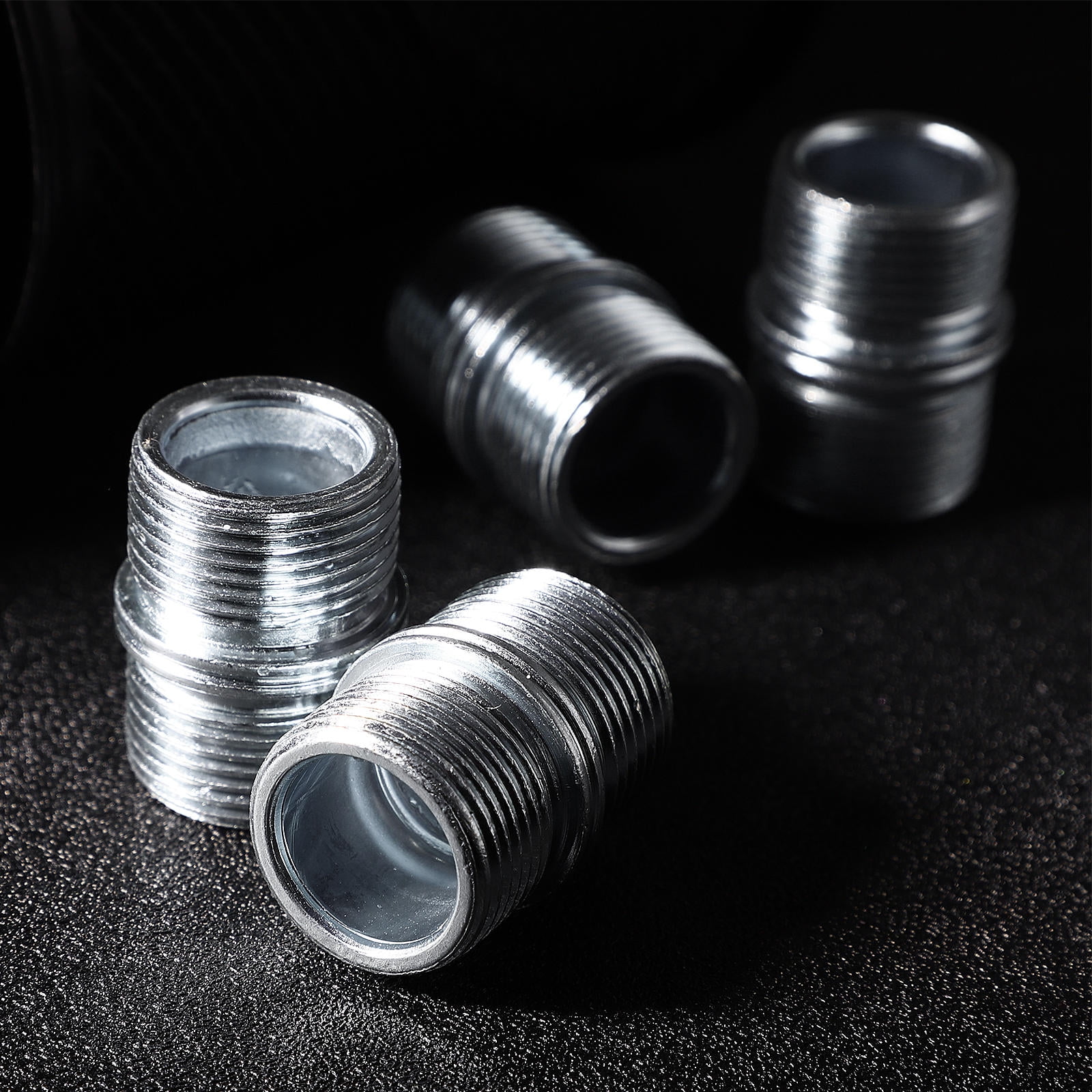 MERRYHAPY 4Pcs Threaded Connectors for Wire Shelving Silver for Storage ...