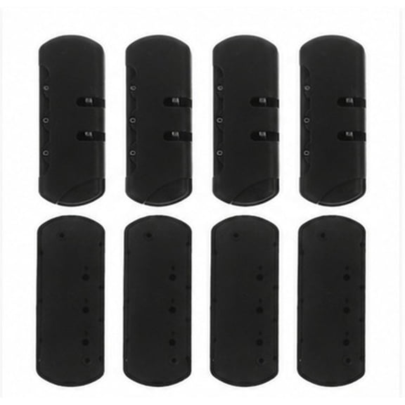 MERRYHAPY 4pcs Luggage Combination Lock for Suitcase and Backpack, Black