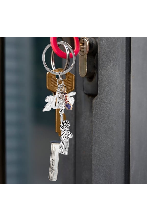 Freedom Keyring New York Metal Souvenir for Home Decor
