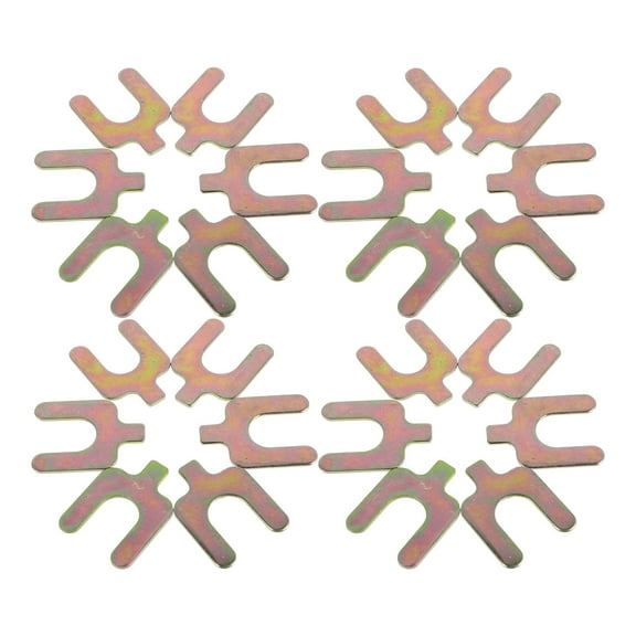 MERRYHAPY Toe Alignment Tool Plates U-Shaped Steel Shims 50pcs for Automotive Repair and Suspension Adjustment