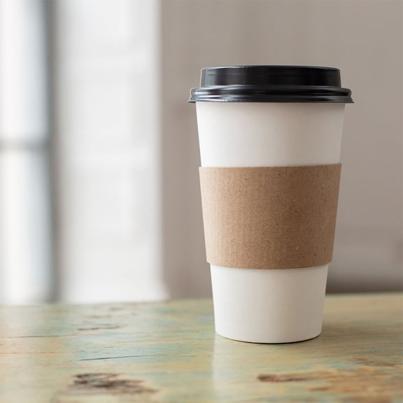 MERRYHAPY 50Pcs Multi-Function Coffee Sleeve for Cups Anti-Slip Cold-Resistant Design