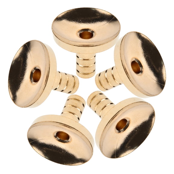 MERRYHAPY 5-Pack Metal Incense Cone Holders Backflow Burner Stands Light Brown for Home Yoga Meditation and Relaxation
