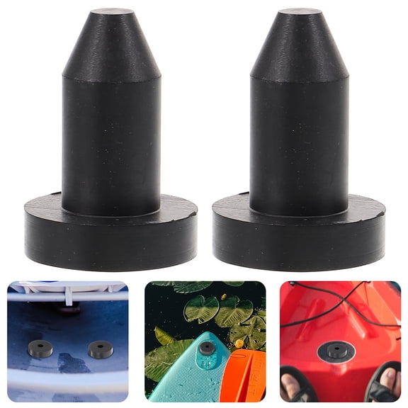 MERRYHAPY 5-Pack Kayak Scupper Plugs Rubber Drain Hole Covers for Fishing Kayaks and Small Boat Accessories