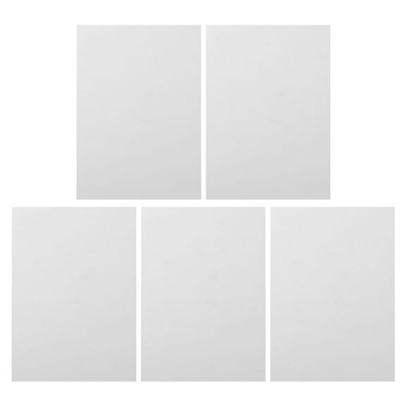 MERRYHAPY 5-Pack Aluminum Alloy Sublimation Blanks Bulk Set Rectangular Photo Plates for Wedding and Custom Printing