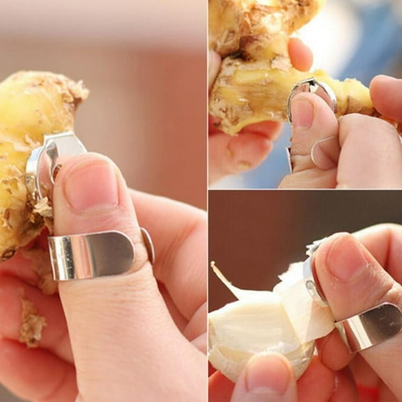 MERRYHAPY 5Pcs Veggie Peelers for Kitchen Metal for Fast and Efficient Peeling