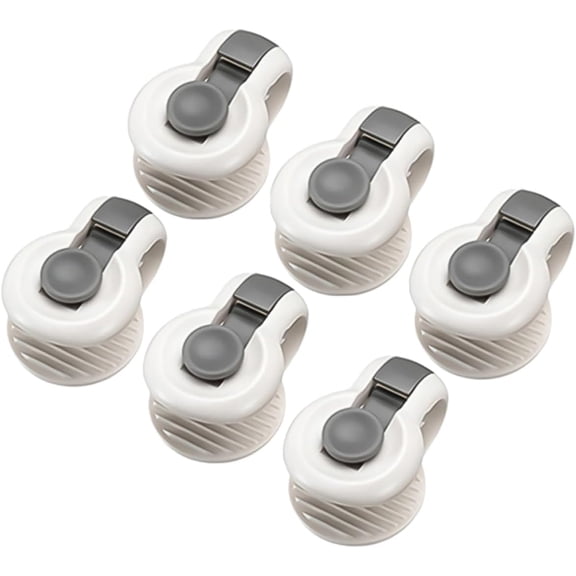 MERRYHAPY 6 Pcs Mattress Duvet Snap Clips Bed Corner Suspender Duvet Cover Pins Adjustable Stand Anti-Slip Duvet Fixer Anti-Slip Clips Quilt Clip Sheet Holder Caught Magnetic Turquoise