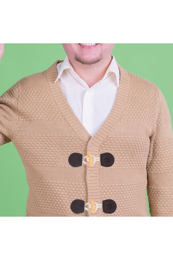 6Pairs Sewing Buckles Black Coat Closure Buttons for DIY Clothing