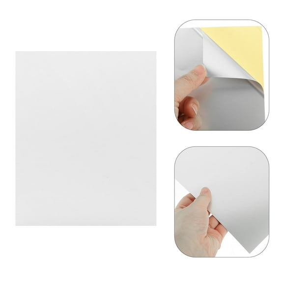 MERRYHAPY Label Printer Paper for Printable Sticker Labels Compatible with Thermal and Inkjet Printers