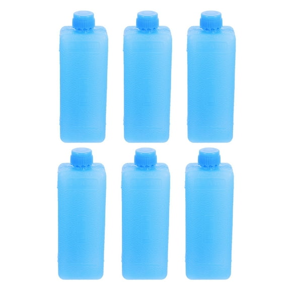 MERRYHAPY 6-Pack Reusable Ice Packs for Food Storage, Sky Rectangular Gel Packs for Office, School, and Outdoor Use