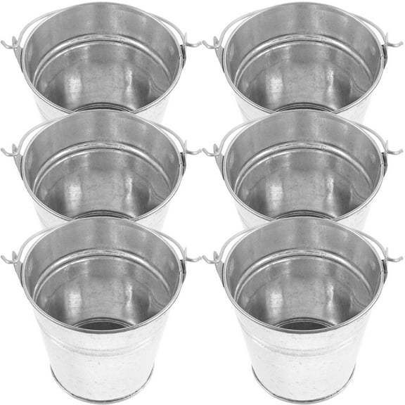 MERRYHAPY 6Pcs Fine Workmanship Small Buckets for Christmas Party Favors
