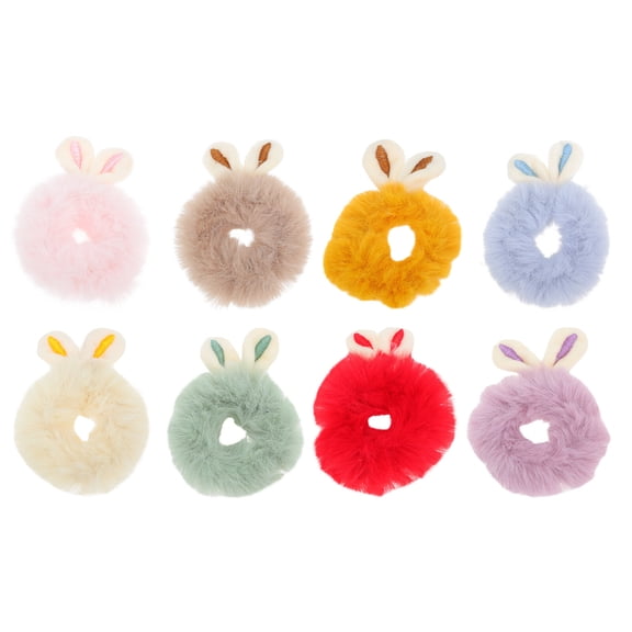 MERRYHAPY Soft Bunny Ear Hair Ties, Decorative Elastic Hair Bands for Comfortable and Stylish Hairstyling