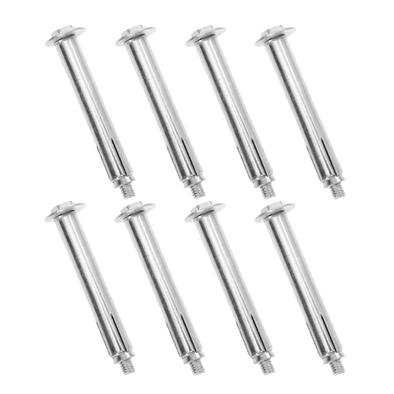 MERRYHAPY 8pcs Iron Expansion Bolts Concrete Anchors for and Parking Ramps Fastening Hardware