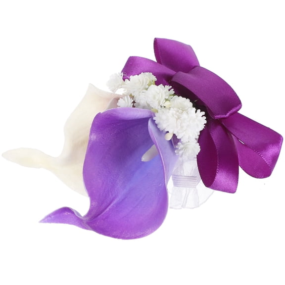MERRYHAPY Artificial Flower Corsage Brooch Wedding Accessory Elegant Clothing Decoration Pin