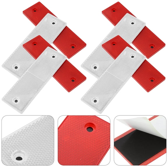 MERRYHAPY 20Pcs Reflective Safety Stickers High Visibility Decals for Vehicles and Outdoor Use