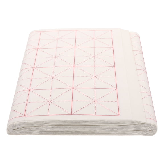 MERRYHAPY 100pcs Traditional Chinese Rice Paper Sheets White Writing Paper for Artists and Calligraphers