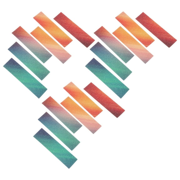 MERRYHAPY 18Pcs Anti Stress Sticker Anxiety ps with Gradual Color Design for Emotional Calm