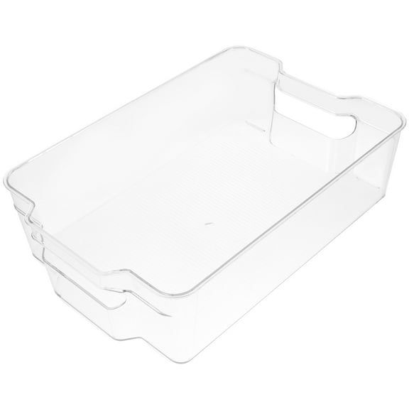 MERRYHAPY Clear Fridge Organizer Bin Drawer Style Drink Can Rack for Efficient Beverage Storage