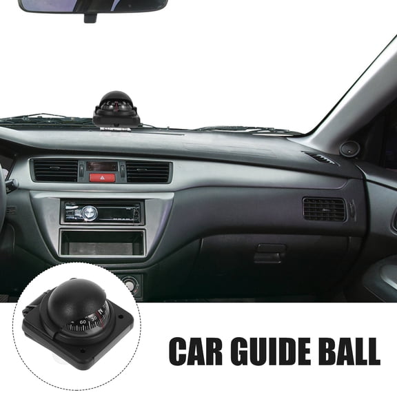 MERRYHAPY Marine Boat Compass Dash Mount with Adjustable Declination Black Navigation Compass