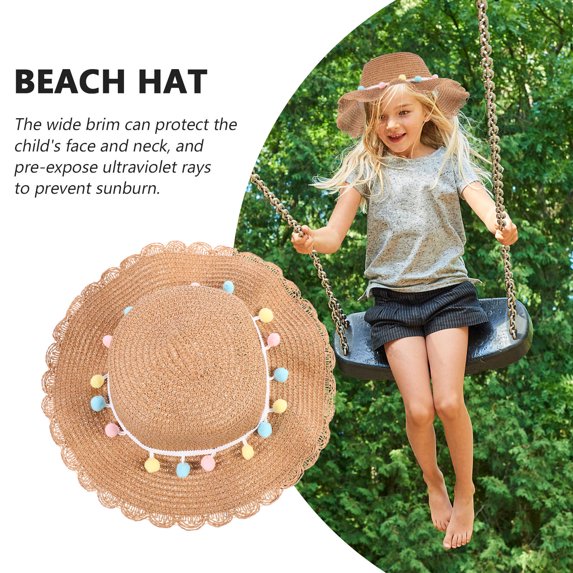 MERRYHAPY Kids Fashion Straw Hat in Assorted Colors, Lightweight, Portable and Stylish Sun
