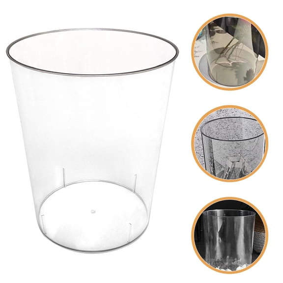 MERRYHAPY modern garbage can Waste Paper Bin Plastic Storage Adults Home Decoration 1Pcs